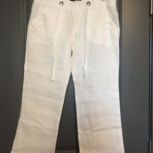 Sanctuary White Linen Pants